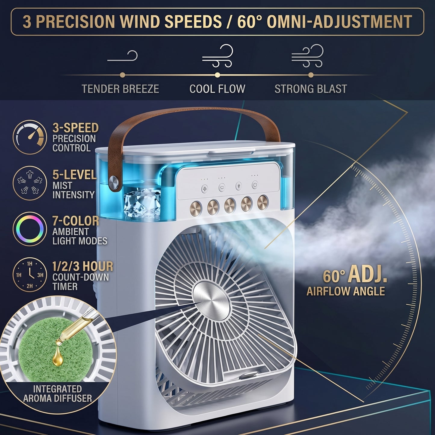 Portable Air Cooler Fan