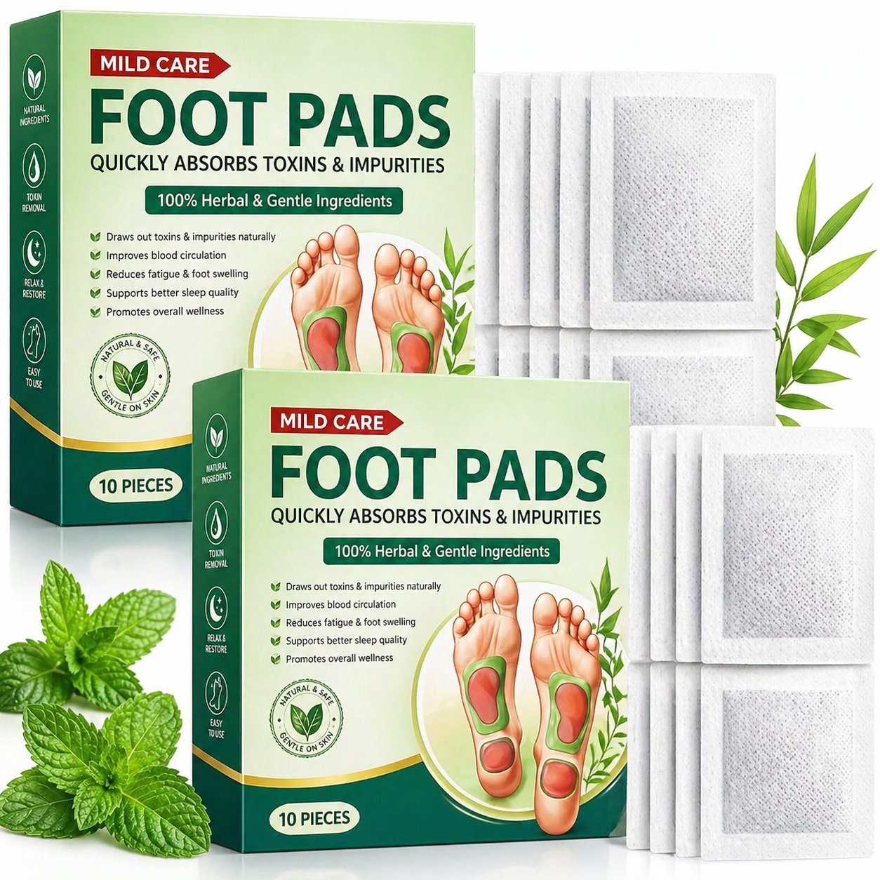 Foot Pads (Pack of 1) 20 Patches
