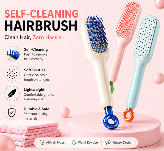 Self cleaning Anti static Comb